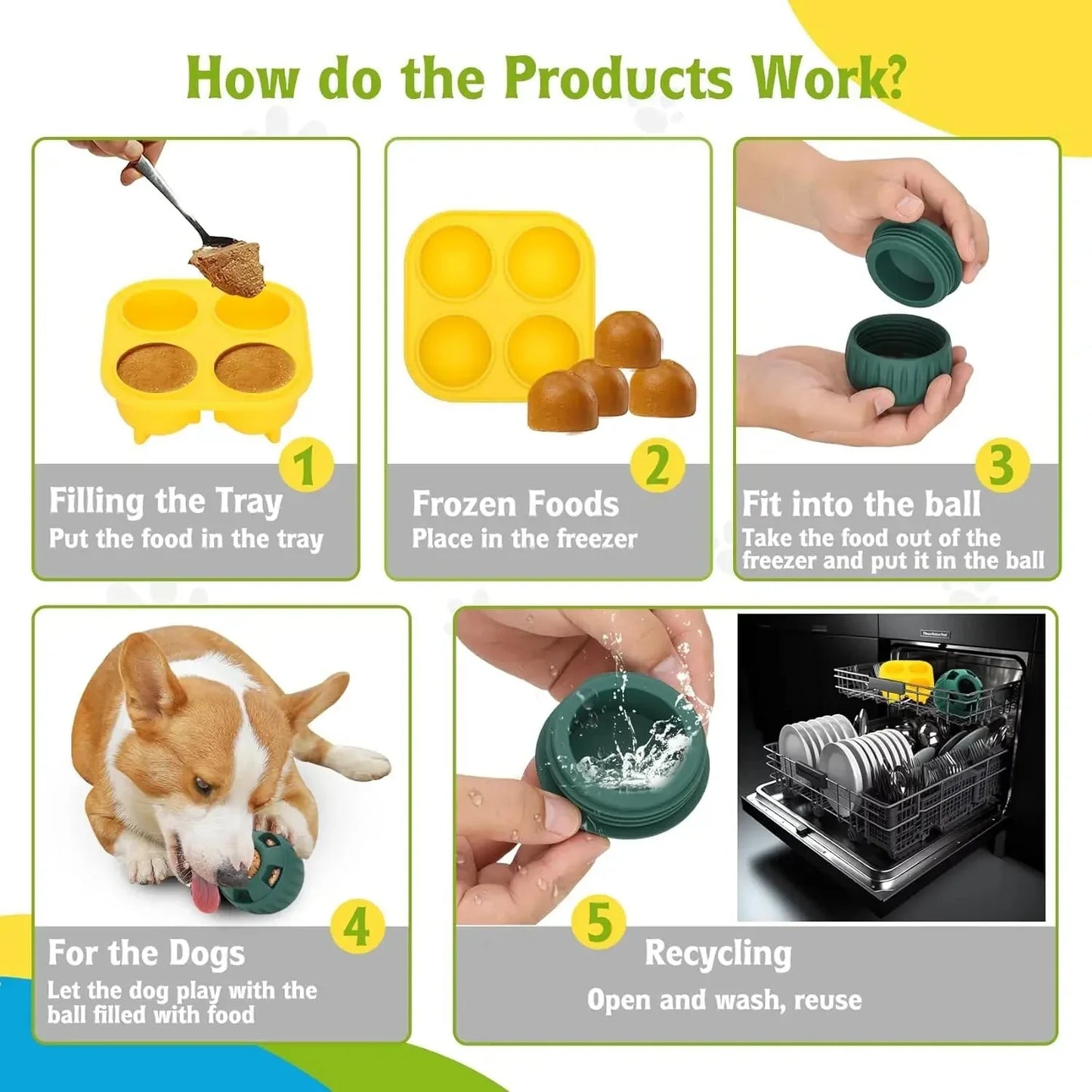 Interactive Treat Fun Dog Toy